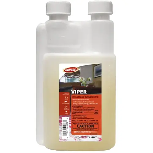 Viper Insecticide Concentrate, Liquid, Spray Application, Indoor/Outdoor, 1 pt Dark Amber Viper Insecticide Concentrate, Liquid, Spray Application, Indoor/Outdoor, 1 pt Dark Amber