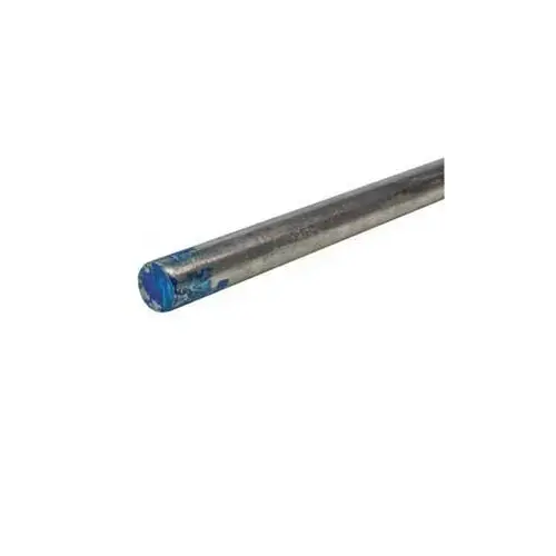 Round Unthreaded Rod, 1/4 in Dia, 36 in L, Mild Steel, Zinc, A-307 Grade Round Unthreaded Rod, 1/4 in Dia, 36 in L, Mild Steel, Zinc, A-307 Grade