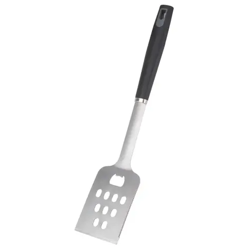 BBQ Spatula, 1.5 mm Gauge, Stainless Steel Blade, Stainless Steel, Plastic Handle, Straight Handle BBQ Spatula, 1.5 mm Gauge, Stainless Steel Blade, Stainless Steel, Plastic Handle, Straight Handle