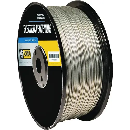Electric Fence Wire, 17 ga Wire, Metal Conductor, 1/2 mile L Electric Fence Wire, 17 ga Wire, Metal Conductor, 1/2 mile L