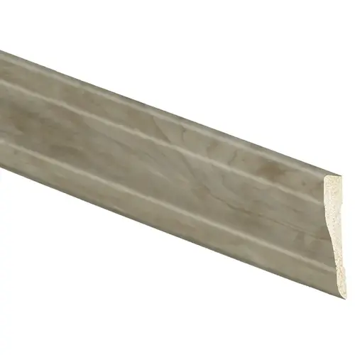 Door Casing Moulding, 2-1/8 in W, 9/16 in H, Polystyrene, River Gray - pack of 15