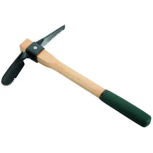 Hoe and Pick Tool, Ergonomic Cushion Grip Handle