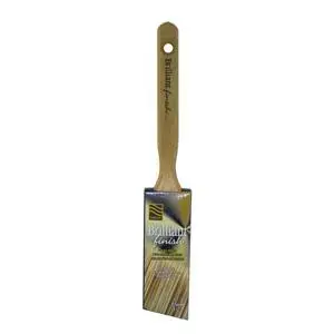 NOUR 1331-63N Brilliant Finish Angular Paint Brush, 2-1/2 in L Bristle, Polyester/SRT Bristle, Sash Handle