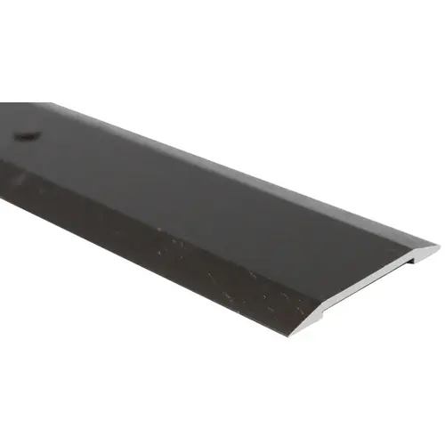 Seam Binder, 6 ft L, 1-1/4 in W, Aluminum, Hammered Antique Bronze