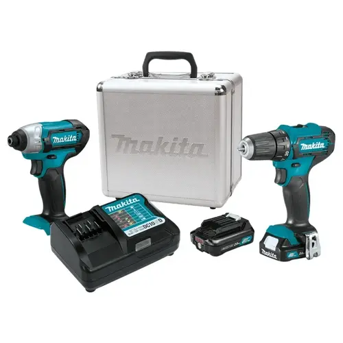 Combination Kit, Battery Included, 12 V, 2-Tool, Lithium-Ion Battery