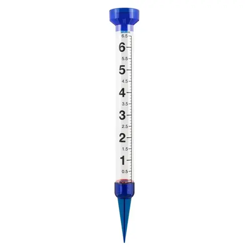 Jumbo Rain Gauge, 6 in, Clear