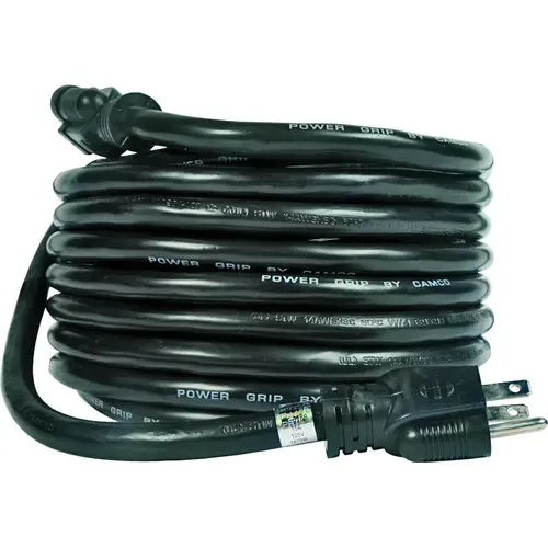 Extension Cord, 30 ft L, Black Jacket Extension Cord, 30 ft L, Black Jacket