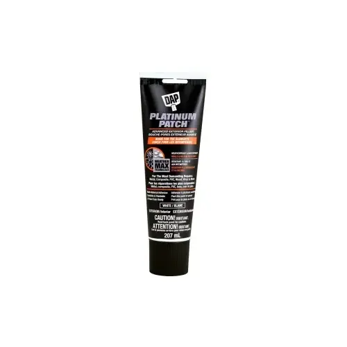 PLATINUM PATCH Advanced Exterior Filler, White, 207 mL Tube PLATINUM PATCH Advanced Exterior Filler, White, 207 mL Tube