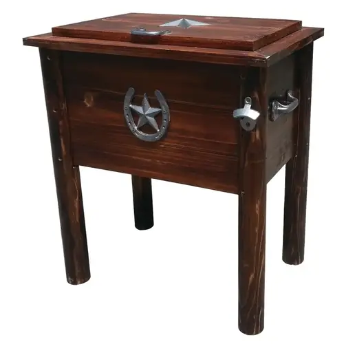 Cooler, 54 qt Cooler, Wood