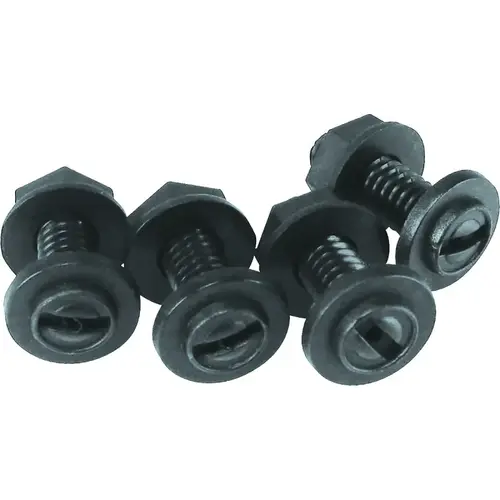 License Plate Fastener, Nylon Black License Plate Fastener, Nylon Black