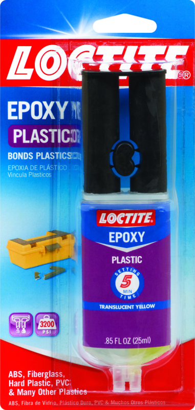 Loctite 1360788 Epoxy Plastic Bonder, Liquid, 25 mL Syringe