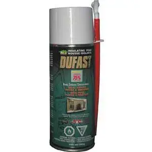 Adfast 1885-2/750ML ADFOAM Low Expansion Insulating Foam, Blue, 1 hr Functional Cure, 23 to 95 deg F, 750 mL Can