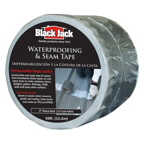 Seam Tape, 50 ft L, 4 in W Gray Seam Tape, 50 ft L, 4 in W Gray