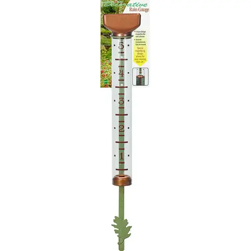 Rain Gauge, 5 in, Aged Copper