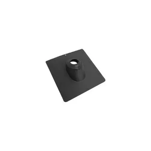 Roof Flashing, 16.2 in OAL, 16.2 in OAW, Plastic Black Roof Flashing, 16.2 in OAL, 16.2 in OAW, Plastic Black