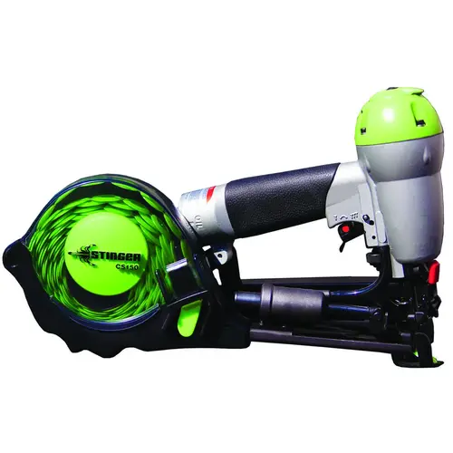 Cap Stapler, 7/16 in W Crown, 200 Magazine