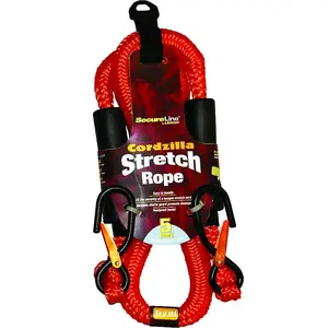 Wellington CZB5 Stretch Rope, 8 mm Dia, 5 ft L, Polypropylene, Orange