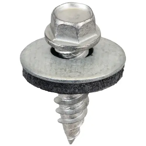 Stitch Screw, #12 Thread, High-Low Thread, Hex Drive, Piercing, Self-Tapping Point