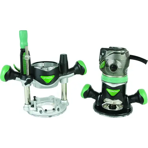 Fixed/Plunge Base Router Kit, 11 A, 1/4 to 1/2 in Collet, 8000 to 24,000 rpm Load Speed Fixed/Plunge Base Router Kit, 11 A, 1/4 to 1/2 in Collet, 8000 to 24,000 rpm Load Speed