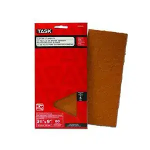 Task Tools OSO8150 Clip On Sheet, 9 in L, 3.66 in W, Very Fine, 150 Grit, Aluminum Oxide Abrasive