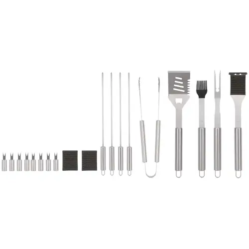 BBQ Grill Set, Steel, Stainless Steel