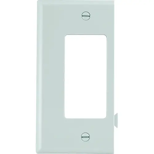 STE26 Wallplate, 4-1/2 in L, 2-3/4 in W, 1 -Gang, Polycarbonate, White, High-Gloss STE26 Wallplate, 4-1/2 in L, 2-3/4 in W, 1 -Gang, Polycarbonate, White, High-Gloss