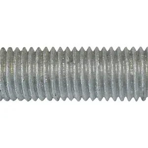 PFC 29175 TR-1006 Threaded Rod, 5/8-11 in Thread, 10 ft L, A Grade, Carbon Steel, Galvanized, NC Thread