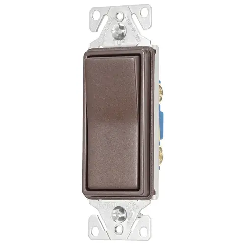 7500 Rocker Switch, 15 A, 120/277 V, SPST, Thermoplastic Housing Material Oil-Rubbed Bronze 7500 Rocker Switch, 15 A, 120/277 V, SPST, Thermoplastic Housing Material Oil-Rubbed Bronze