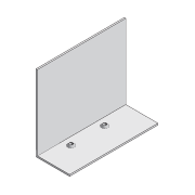 CRL-U.S. Aluminum EC870 Extruded Aluminum End Dam Mill - pack of 20