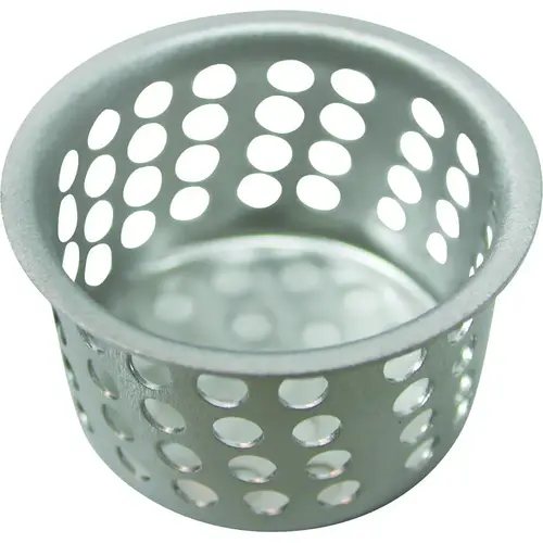 Basin Basket Strainer, 1 in Dia, For: Bath Tub or Wash Basin Stainless Steel Basin Basket Strainer, 1 in Dia, For: Bath Tub or Wash Basin Stainless Steel