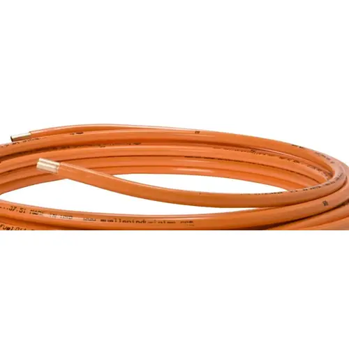 Copper Tubing, 1/2 in, 50 ft L, Coil Orange Copper Tubing, 1/2 in, 50 ft L, Coil Orange