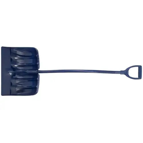 Snow Shovel, 19-1/2 in W Blade, Poly Blade, Aluminum Handle, 55-1/2 in OAL Snow Shovel, 19-1/2 in W Blade, Poly Blade, Aluminum Handle, 55-1/2 in OAL