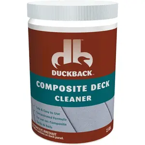 Duckback DB0042106-42 Deck Cleaner, Solid, Light Blue, 2.5 lb, Bottle
