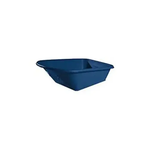 Wheelbarrow Tray 15.5" Height Suitable For Contractor Wheelbarrow 5.75 Cu Ft, Polyethylene Blue