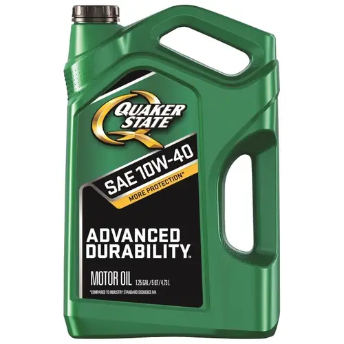 Advanced Durability Conventional Motor Oil, 10W-40, 5 qt Bottle Amber