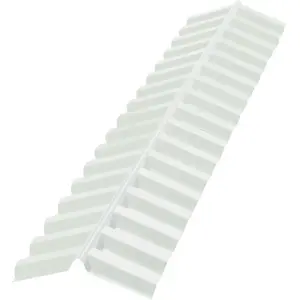 Suntuf 108653 Ridge Roof Cap Flashing, Plastic, Clear, Semi-Gloss