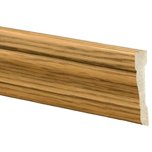 Casing Moulding, 2-3/8 in W, 11/16 in H, Polystyrene, Ultra Oak - pack of 12