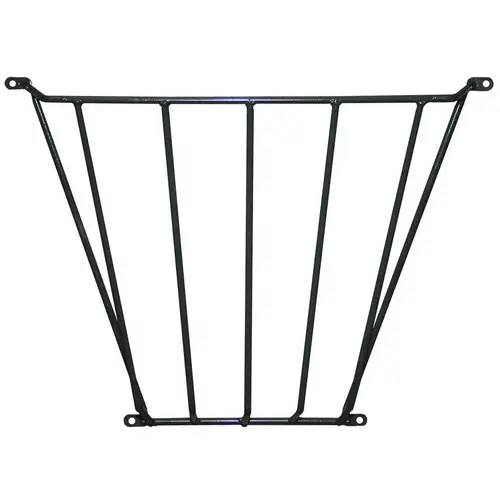 Wall Hay Rack, Solid Steel, Gray, Powder-Coated Wall Hay Rack, Solid Steel, Gray, Powder-Coated