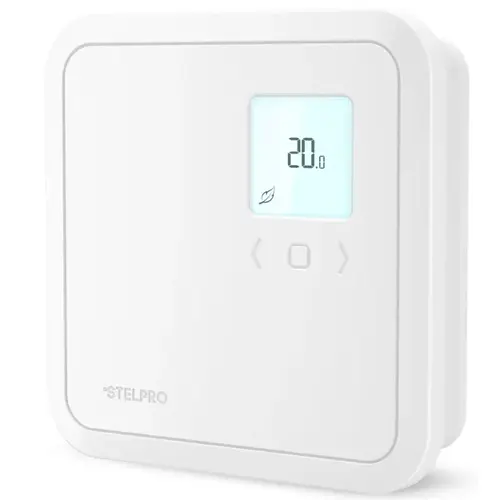 Programmable Electronic Thermostat, 120/208/240 V, 3000 W, Thermistor Sensor, White