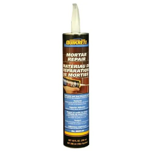 Mortar Repair, Beige/Black/Gray, Paste, 296 mL Caulk Tube Mortar Repair, Beige/Black/Gray, Paste, 296 mL Caulk Tube