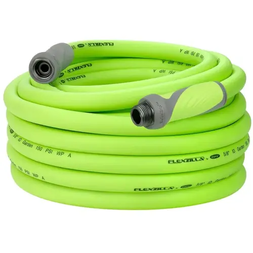 SwivelGrip Garden Hose, 5/8 in, 75 ft L, GHT, Polymer, Green SwivelGrip Garden Hose, 5/8 in, 75 ft L, GHT, Polymer, Green