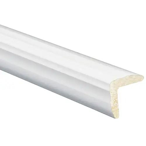 206 Series Outside Corner Moulding, 8 ft L, 5/16 in W, Polystyrene, Crystal White 206 Series Outside Corner Moulding, 8 ft L, 5/16 in W, Polystyrene, Crystal White