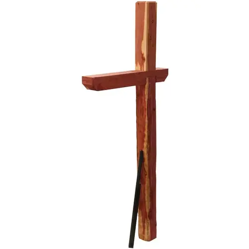 DPKX0000 Drive-in Mailbox Post, 24 in L, 6 in W, 59 in H, Wood Cedar DPKX0000 Drive-in Mailbox Post, 24 in L, 6 in W, 59 in H, Wood Cedar