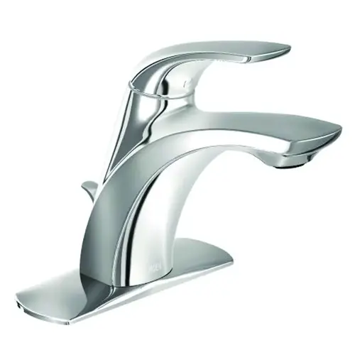 Zarina Series Bathroom Faucet, 1.2 gpm, 1-Faucet Handle, Metal, Chrome Plated, Lever Handle