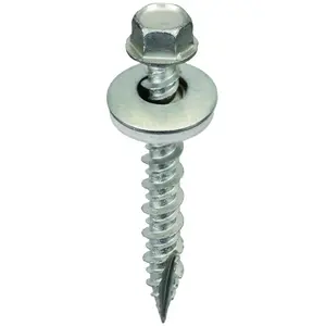 Acorn SW-MW15G250 Screw, #9 Thread, High-Low, Twin Lead Thread, Hex Drive, Self-Tapping, Type 17 Point - pack of 250