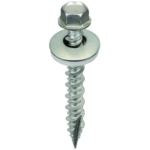 Screw, #9 Thread, High-Low, Twin Lead Thread, Hex Drive, Self-Tapping, Type 17 Point - pack of 250