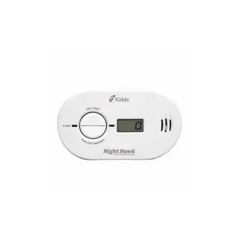 NightHawk Carbon Monoxide Alarm, 30 to 999 ppm, +/-30 % Accuracy, 4 to 15 min Response, 85 dB, White