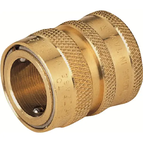 Hose Connector, 3/4 in, Female, Brass, Brass Hose Connector, 3/4 in, Female, Brass, Brass
