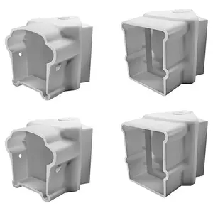 Xpanse 73012498 Premier Rail Angle Bracket, Vinyl, White, For: Premier Series Railings