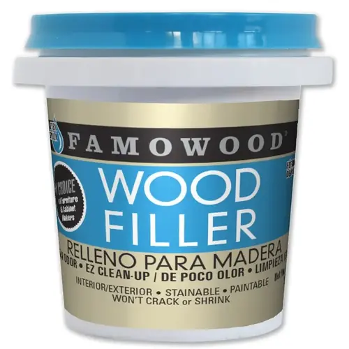 Famowood Wood Filler, Paste, Golden Oak, 0.25 pt Famowood Wood Filler, Paste, Golden Oak, 0.25 pt